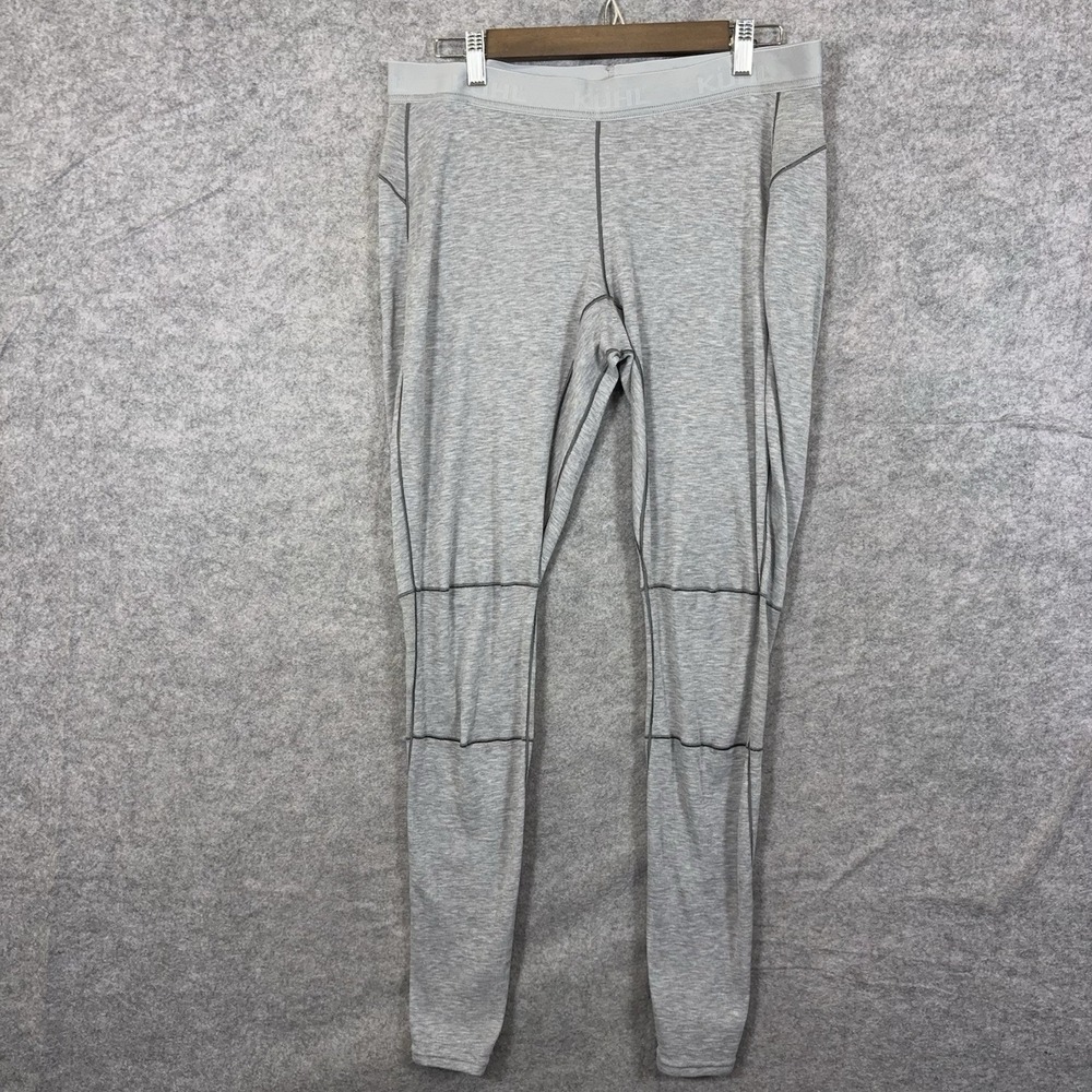 Kuhl Akkomplice Baselayer Leggings Pants Womens XL Ash Gray Odor Control